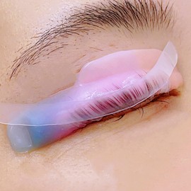 Lash Lift Shields C Curl 5 Size Lifting Pad, Rapid Eyelash Shield Shiny Perm Rods Make Eyes Natural Curl Flexible Pads Extreme Rod 100 Use Elastic Lami Perming Roller (Galaxy Color)