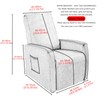 Waterproof Small Recliner Chair Covers, 4 Piece Stretch Recliner Slipcovers