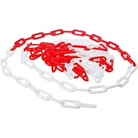BGS Diy 80809 | Barrier Chain | Red/White | Plastic | 5 m