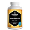 Magnesium Citrate Capsules High Strength & Vegan, 2250 mg of