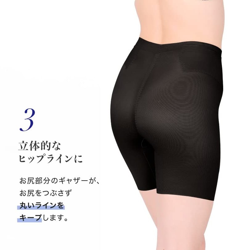 Lucien Women's Girdle Shorts, Suppressing Float Flesh and Clean Waist,