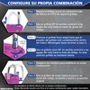 MERCURYAL Padlock Combination - Lock Lock - Security 4 Numbers
