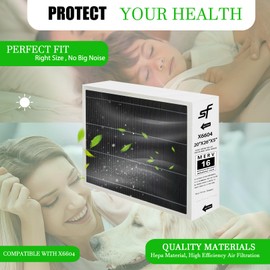 Monmagic Upgrade Y6604 MERV 16 Filter 20x26x5, Compatible with Lennox Y6604, PureAir PCO3-20-16, 1 Pack