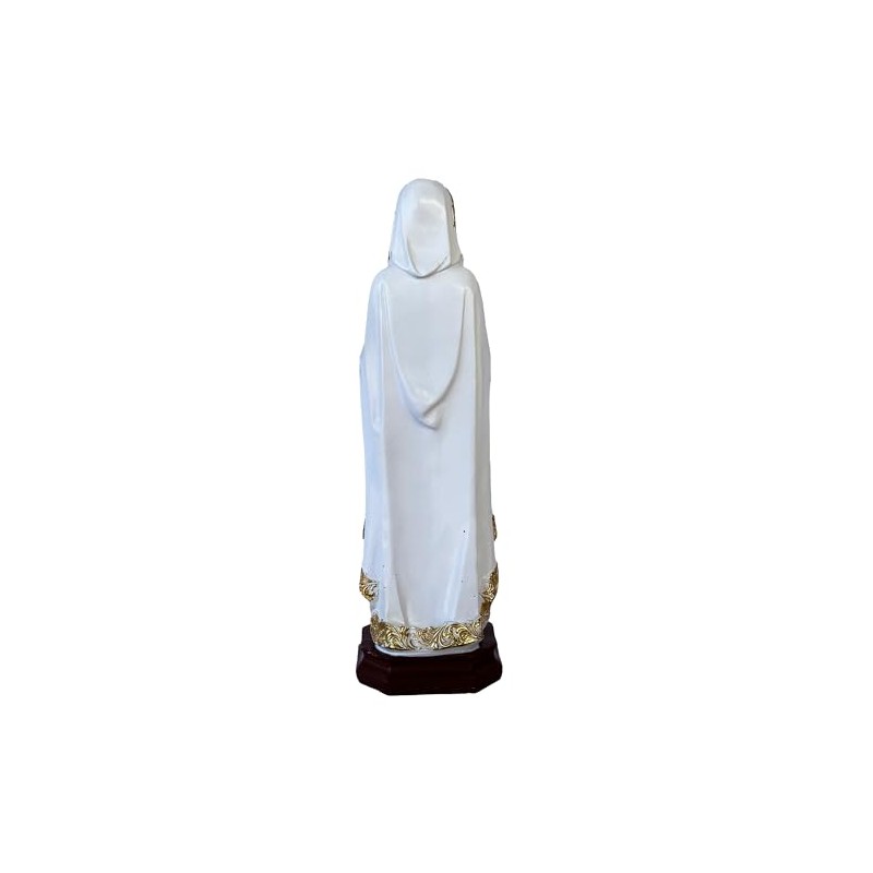Cannan Rosa Mistica 12" Virgen Maria Rosa Mystica Resin Religious
