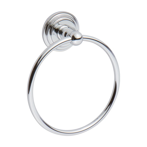 Ginger 1105/PC Chelsea Towel Ring, Polished Chrome