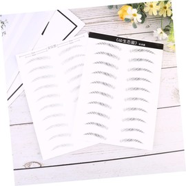 minkissy 3sets Eyebrow Makeup Tools Brow Tint Stencil Durable Eyebrow Sticker Set Easy Application 2sheets*3