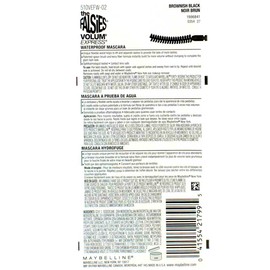 Maybelline Volum'express Falsies Mascara, Brownish Black, 6 Ea