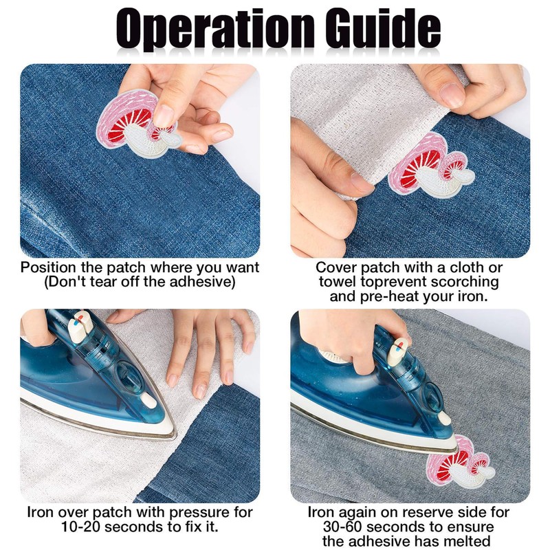 JMZLLRX 11 PCS Sew on Applique Patch Decoration, Snail Butterfly