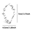 ZDYWY Holly Oak Leaf Shaped Cookie Cutter for Christmas