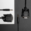 LIANSHU DB9Pin M to DC3.5mm Serial RS232 Cable 6feet DB9Pin