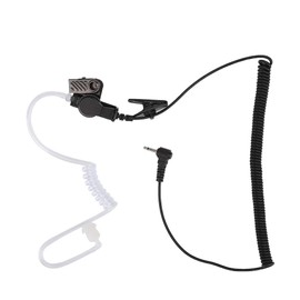 Annadue 2.5mm Earphones with Air Acoustic Sound Tube that Listen Only, Ideal for Loud Environments and Wireless Microphone Systems