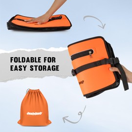 QualyQualy Floating Fish Basket, Fish Basket for Caught Fish, Foldable Fishing Holder Minnow Bucket Portable Collapsible Fishing Net Storage Cage for Live Fish Live Well