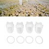Poultry Feeders Rainproof Reduce Waste Chicken Duck DIY Gravity Feeder