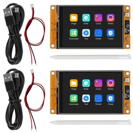 AITRIP 2PACK 3.5" inch ESP-32 ESP32S ESP32 Display ESP-WROOM-32 Touch Screen TFT LCD Module 320x480 ST7796 ESP32-3248S035C Development Board for Arduino IDE