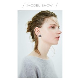 Crystal Flower Burst Stud Earirings - Elegant Hypoallergenic Large Big Sterling Silver Sparkly CZ Cubic Zirconia Rhinestone Daisy Sunflower Floral Cluster Flower Stud Earrings Bridal Wedding Party