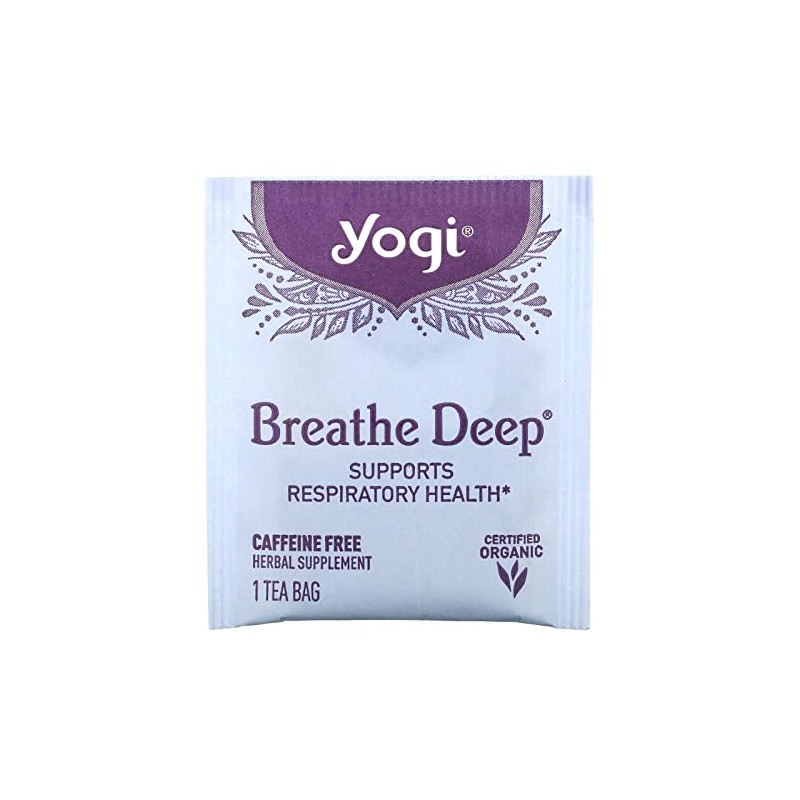 Yogi Tea Breathe Deep, Caffeine Free, 16 Count