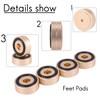 Aswalling 4PCS Turntable Isolation Feet Pads Aluminum Speaker Spikes Stand