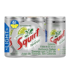 Squirt Light 237 Ml Lata 6 Pack