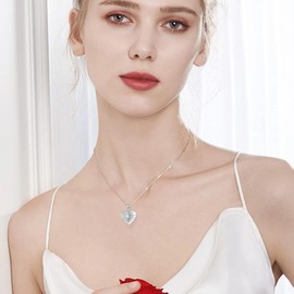 YFN Mothers Day Gifts Necklace for Mom Sterling Silver Guardian Angel Wings Mom Pendant Necklace Mothers Birthday Jewelry Gifts for Mom from Daughter Son (Mom wings)