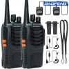US Warehouse 2 Packs Baofeng BF-888S Kids Walkie Talkie UHF