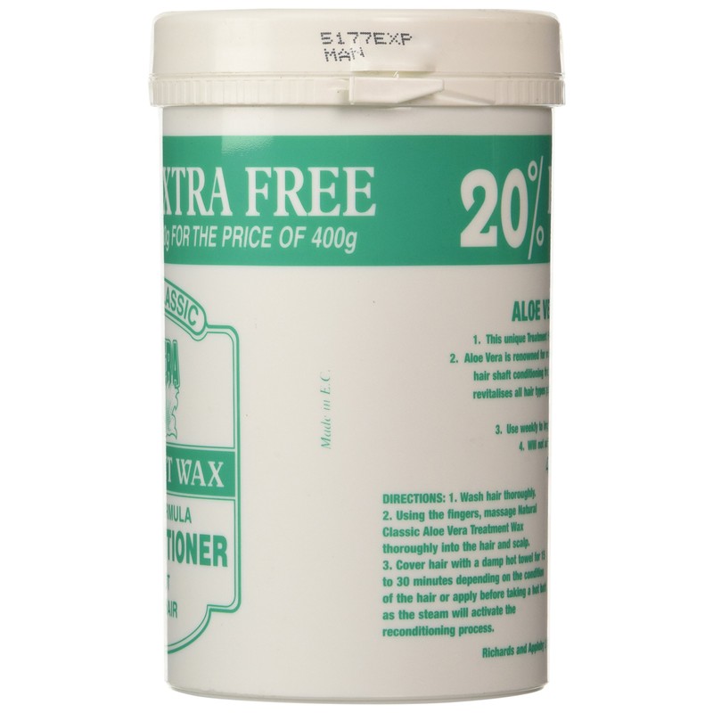 Natural Classic Aloe Vera Hair Treatment Conditioner 480g