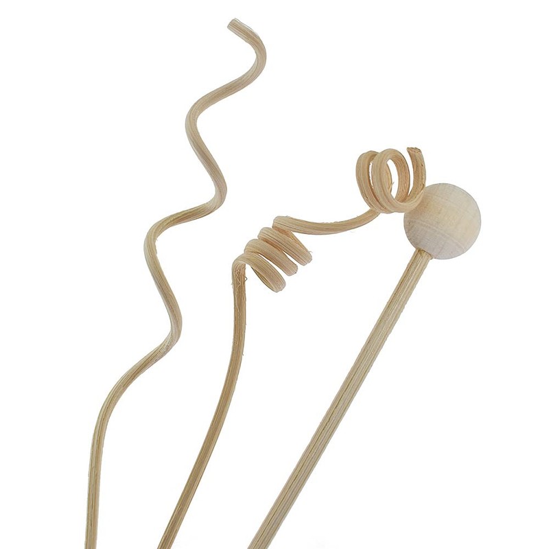 Yimisya 6Pcs Reed Diffuser Sticks, Natural Rattan Wood Sticks Essential