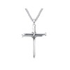 FFWTPY Cross Necklace for Men Women Stainless Steel Cross Pendant