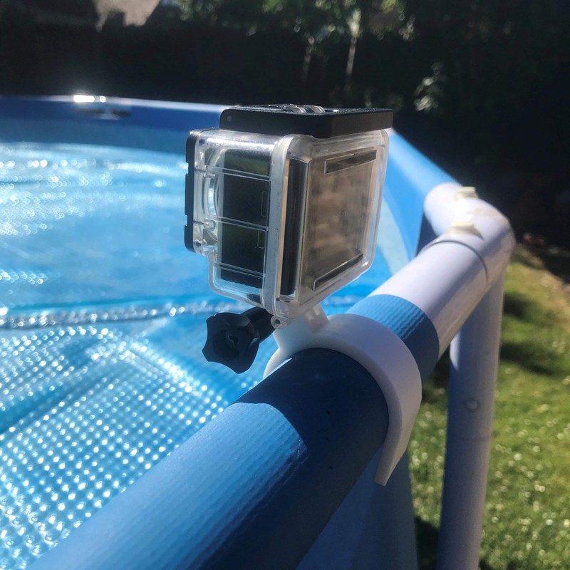Go-Pro Swimming Pool Support 45mm Top Rail White for Intex