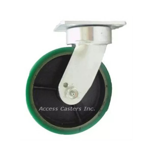 Access Casters Inc. 4PKLCS 4" Kingpinless Swivel Caster, Poly on