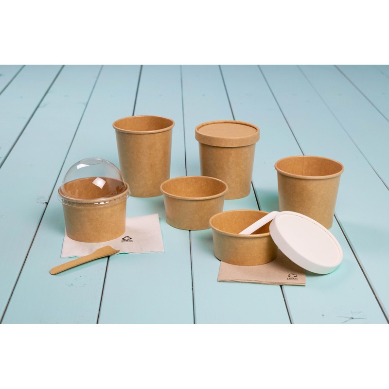 BIOZOYG Soup Cups to Go, Pack of 25, 200 ml