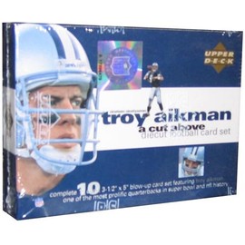 1997 Upper Deck 'A Cut Above' Die Cut (Troy Aikman) Football Card Set-10C