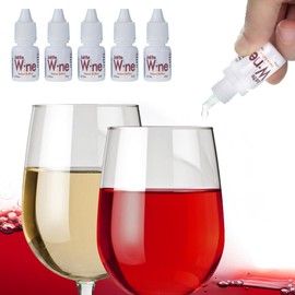 Just the Wine Sulfite Remover Drops (5-Bottle Pack) Just 3 Drops in a Glass! Made in USA - 5 pack