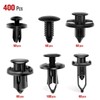 Nilight 400PCS Car Retainer Clips 6mm 7mm 8mm 9mm 10mm