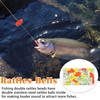 40pcs Fishing Double Rattle Bells Beads, Fishing Attractants Catfish Rattles