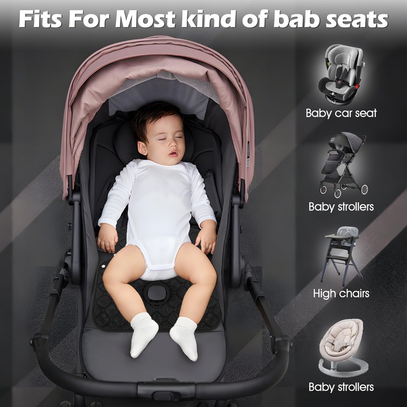JEYODA ﻿Car Seat Protector for Potty Training Instant Suction Baby