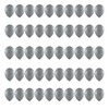 Pack of 50 Colourful Balloons Grey Latex Balloons 30 cm