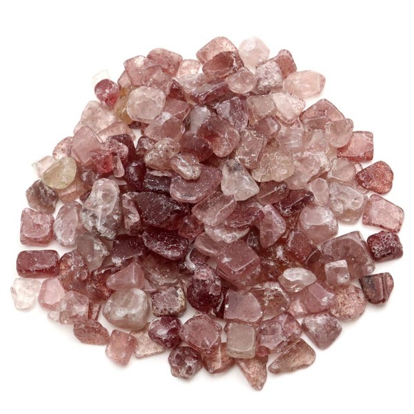 Gold Stone Rare Pink Epidote Pebbles 3.5 oz (100 g), Natural Stone, Power Stone, Rough Shaved Type