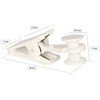 KOTARBAU® Curtain Clips for Ceiling Rails for Curtains Set of