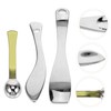 TOVINANNA 3pcs Mini Makeup Spatula Set Eye Spoon Sampling Spoon