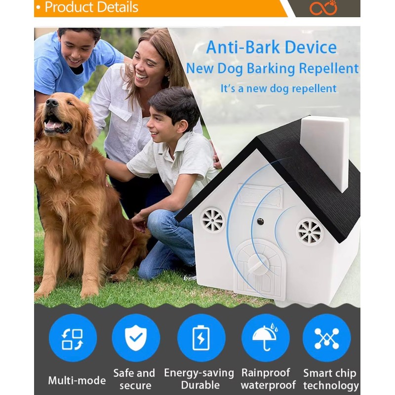 Ultrasonic Anti Bark Device for Dogs – Safe & Effective