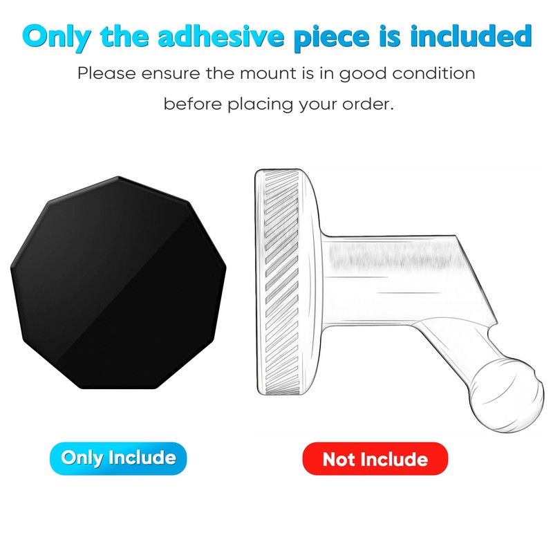 7 Pack Sticky Magnet Replacement for Garmin Dash Cam Mount–