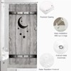 Yookeb Stall Barn Door Bathroom Shower Curtain 36W by 71H
