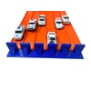 Super 6 Lane Raceway Stopper (Blue)