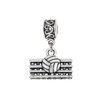 LaBenie Dangle Volleyball and Net Charm Bead