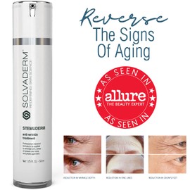 Stemuderm Face & Eye Cream - Anti Aging Skincare - Daily Moisturizer for Fine Lines, Wrinkles & Eyebags - Supports Production of Collagen & Elastin - Organic Stem Cell Complex - 1.75 oz (Pack of 2)