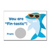 Shark Valentine's Day Scratch Off Card for Kids, DIY Scratch