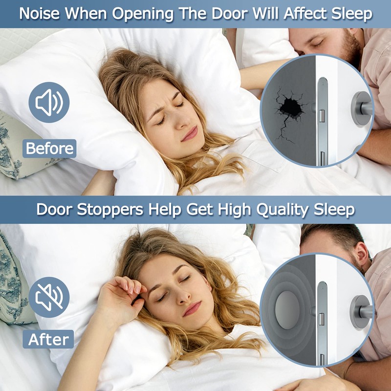 XoYoZo Door Stoppers Wall Protector Buffer Guard Doorknob Door Handle