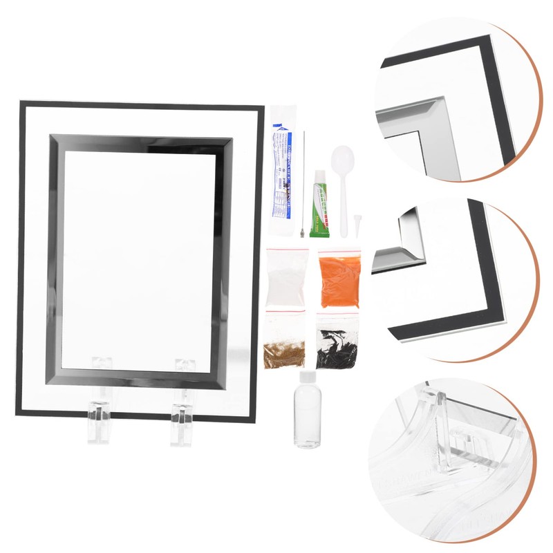 Kisangel 1Set DIY Landscape Sand Painting Kit Flowing Sand Art