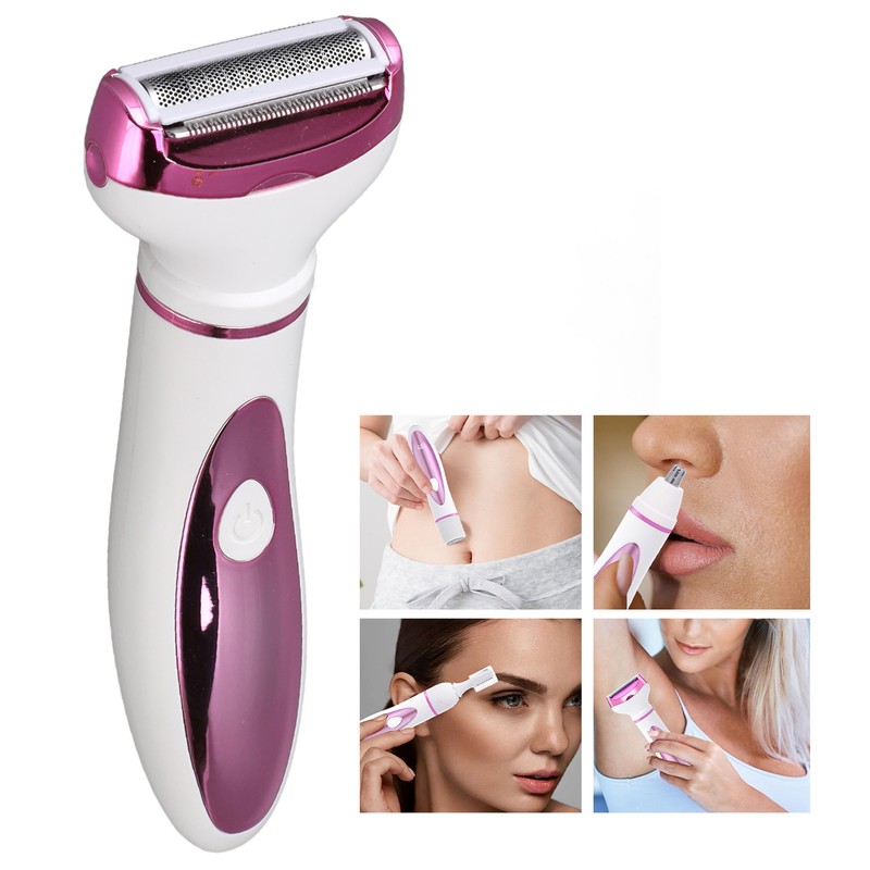 4 in 1 Cordless Bikini Trimmer Pubic Nose Eyebrow Hair