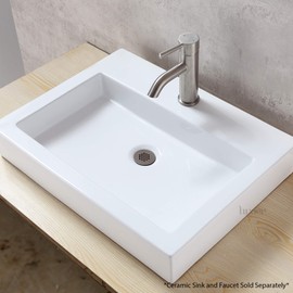 Luxier Brass Bathroom Sink Grid Drain Strainer for Vessel and Vanity Sinks Without Overflow in Brushed Nickel, DS05-TB